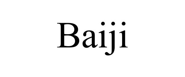 Trademark Logo BAIJI