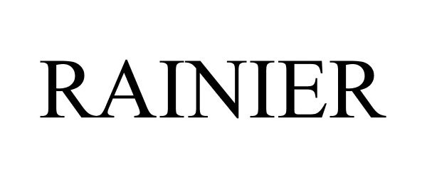 Trademark Logo RAINIER