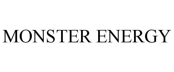 Trademark Logo MONSTER ENERGY