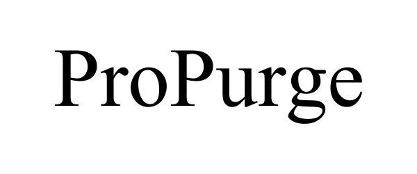 Trademark Logo PROPURGE