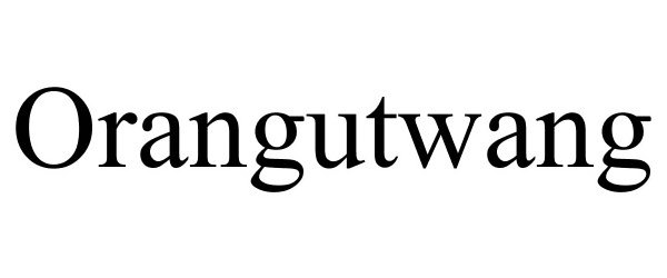 Trademark Logo ORANGUTWANG