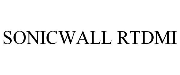  SONICWALL RTDMI