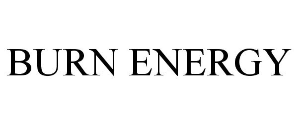 Trademark Logo BURN ENERGY