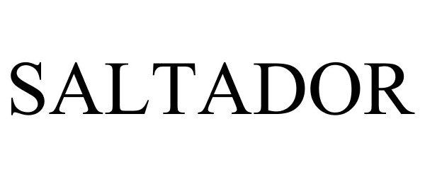 Trademark Logo SALTADOR