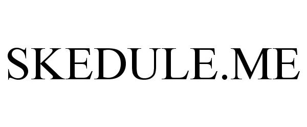 Trademark Logo SKEDULE.ME