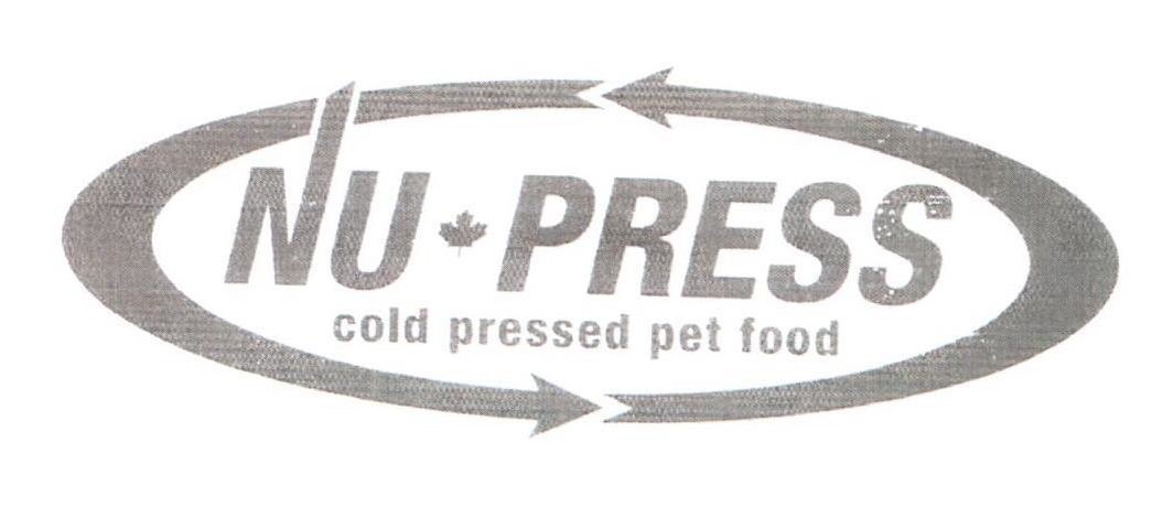 Trademark Logo NU PRESS COLD PRESSED PET FOOD