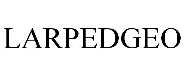 Trademark Logo LARPEDGEO
