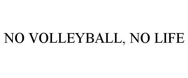  NO VOLLEYBALL, NO LIFE