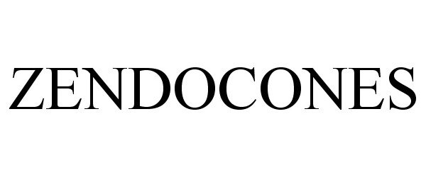 Trademark Logo ZENDOCONES