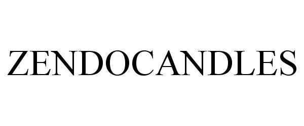 Trademark Logo ZENDOCANDLES