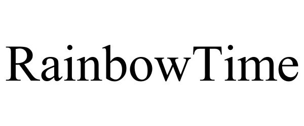 Trademark Logo RAINBOWTIME