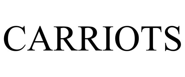 Trademark Logo CARRIOTS