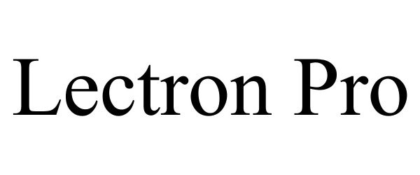 Trademark Logo LECTRON PRO