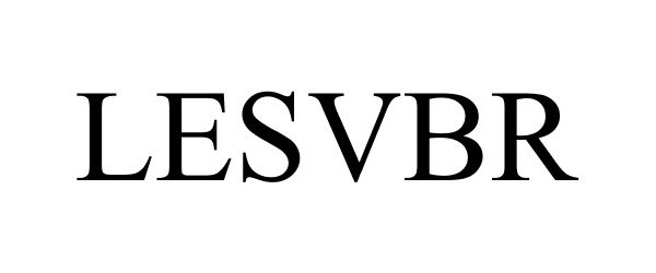 Trademark Logo LESVBR