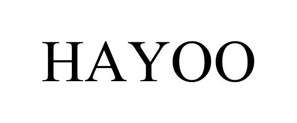 Trademark Logo HAYOO