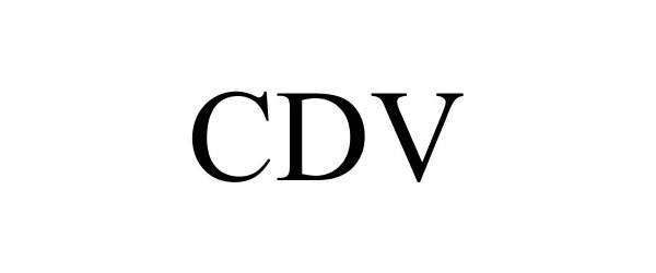 Trademark Logo CDV