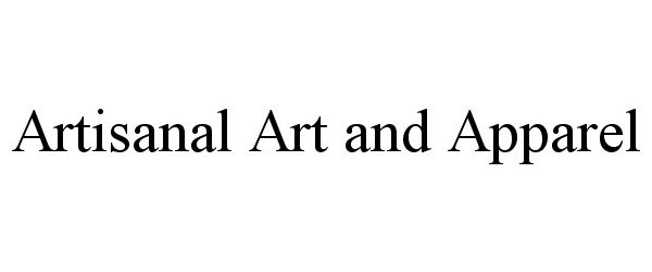  ARTISANAL ART AND APPAREL