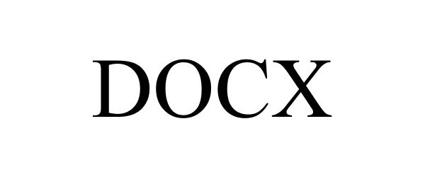 Trademark Logo DOCX