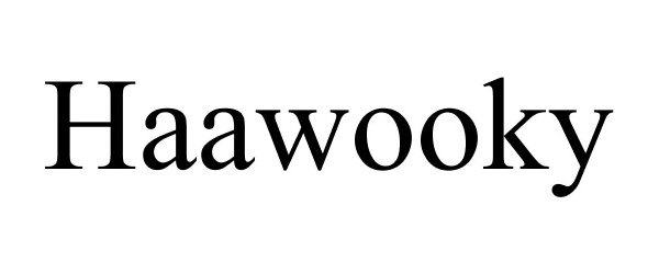 Trademark Logo HAAWOOKY