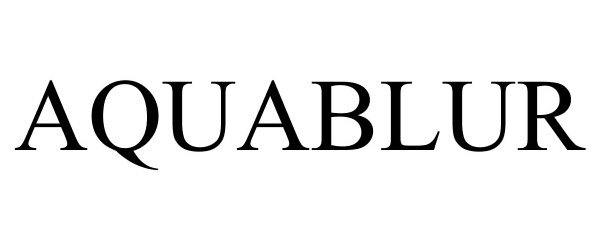 Trademark Logo AQUABLUR