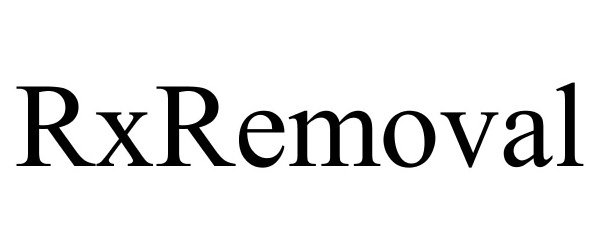 Trademark Logo RXREMOVAL