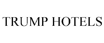 Trademark Logo TRUMP HOTELS
