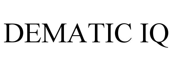 Trademark Logo DEMATIC IQ