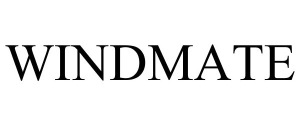 Trademark Logo WINDMATE