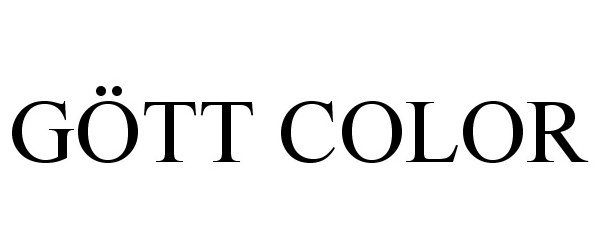Trademark Logo GÖTT COLOR