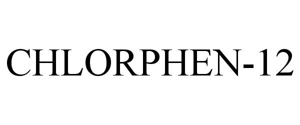 Trademark Logo CHLORPHEN-12