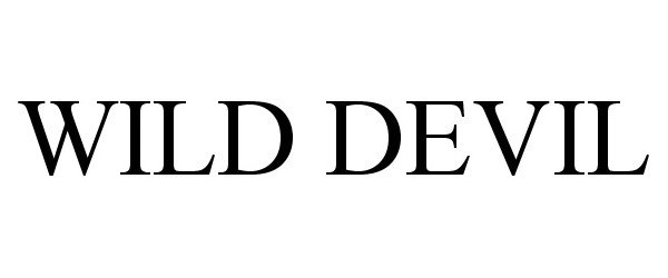 Trademark Logo WILD DEVIL