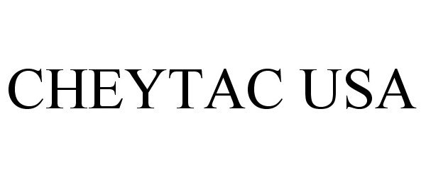 Trademark Logo CHEYTAC USA
