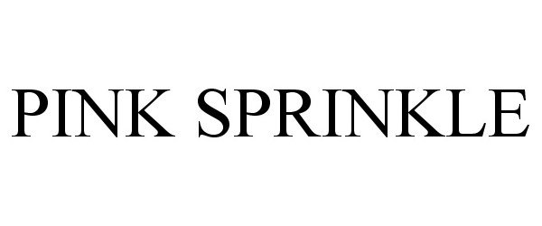 Trademark Logo PINK SPRINKLE