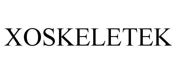 Trademark Logo XOSKELETEK