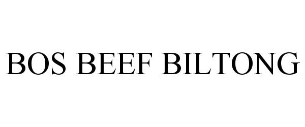  BOS BEEF BILTONG