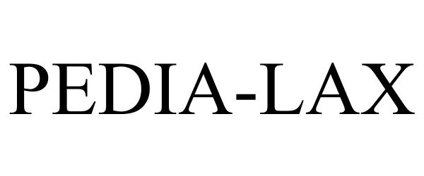 Trademark Logo PEDIA-LAX