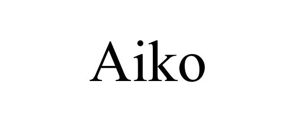 Trademark Logo AIKO