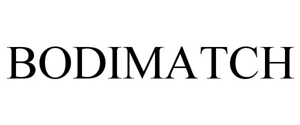 Trademark Logo BODIMATCH