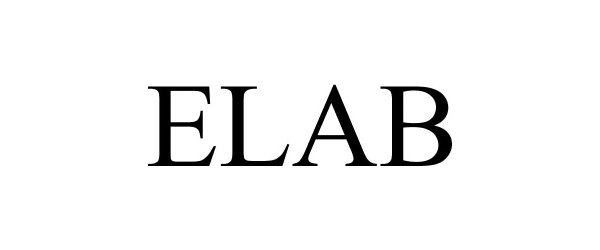 Trademark Logo ELAB