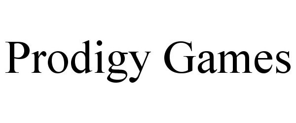 Trademark Logo PRODIGY GAMES