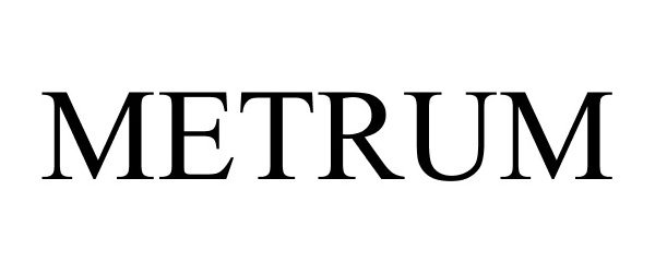 Trademark Logo METRUM