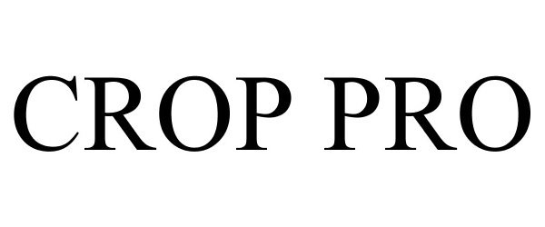 Trademark Logo CROP PRO