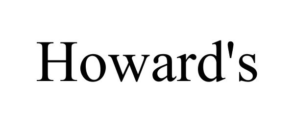  HOWARD'S