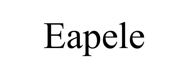 Trademark Logo EAPELE