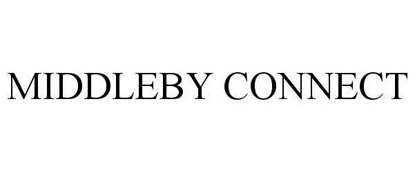  MIDDLEBY CONNECT
