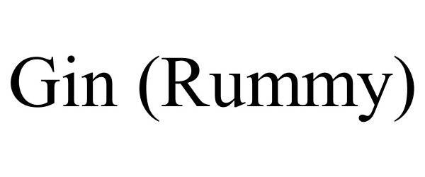 Trademark Logo GIN (RUMMY)