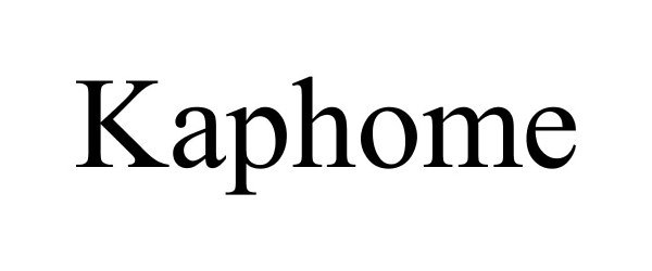 Trademark Logo KAPHOME