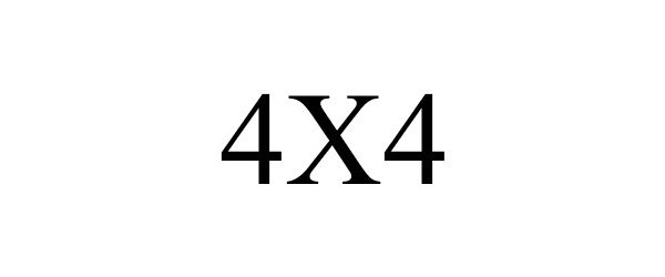 Trademark Logo 4X4