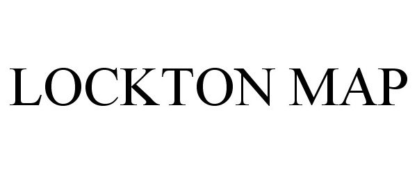 Trademark Logo LOCKTON MAP