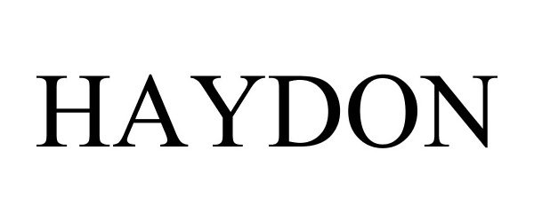 Trademark Logo HAYDON